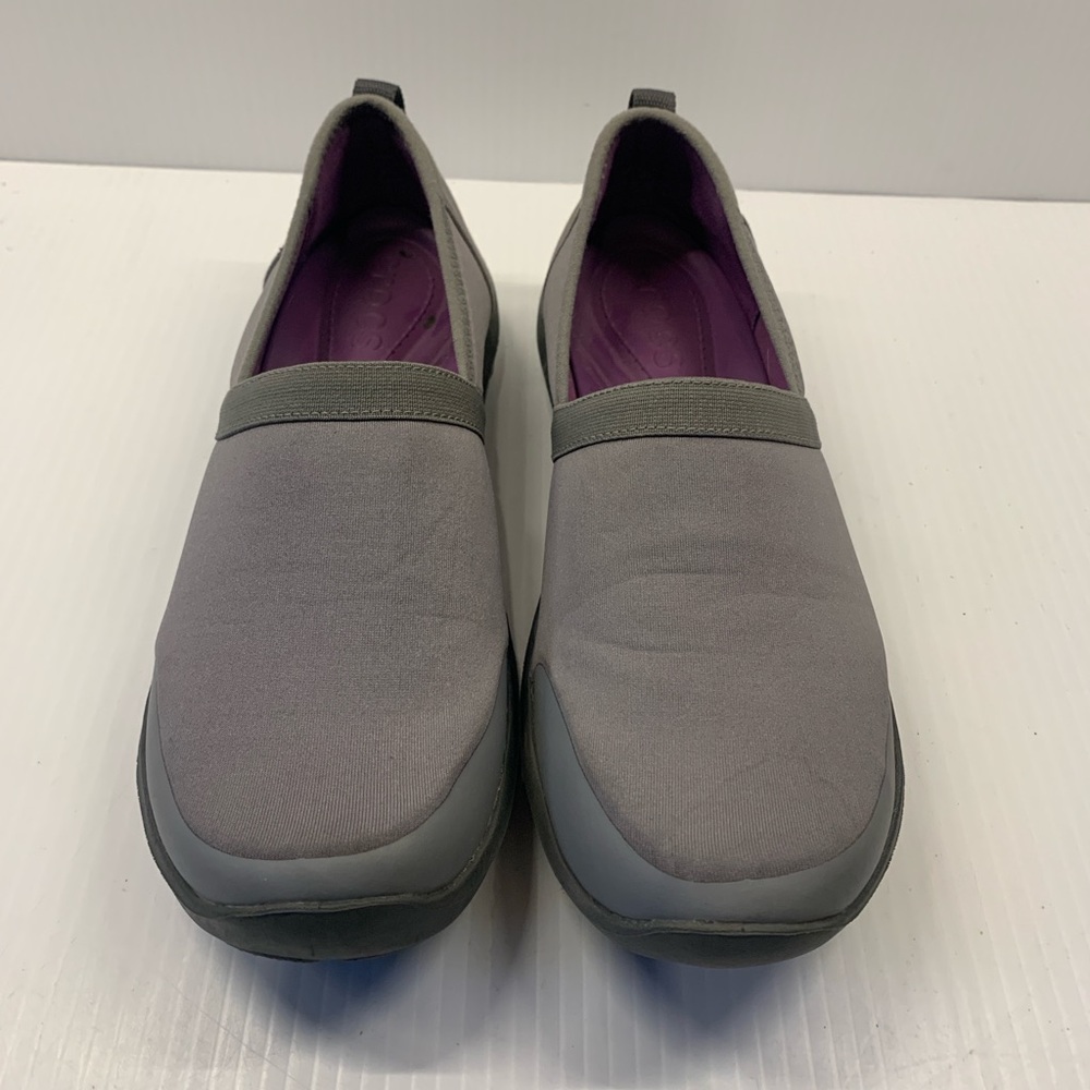 CROCS Gray Slip-On Loafers Comfortable Flats
